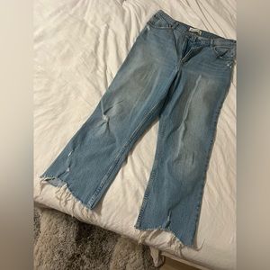 Abercrombie & Fitch Curve Love Utra High Rise Kich Flare 31